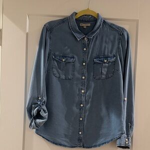 SD Collection Light Blue Button Down Shirt